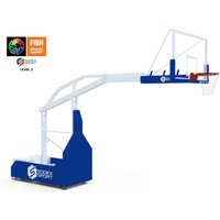 FIBA 5x5 basketball backstop Level 2 | Adjustable height | Projection 3.25m