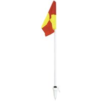 Rugby flexible flag post