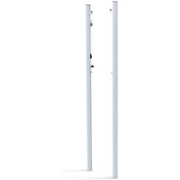 Aluminium volleyball post, manual tension system