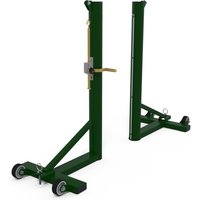 Portable tennis posts, fixed by anchors