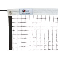 Training badminton net with PES outline reinforced