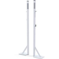 Badminton net posts | Fixed on baseplate | Adjustable height