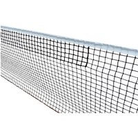 Tennis net, braided Ø3.0mm, 48mm single mesh with top mesh doubled
