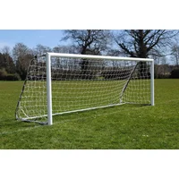 Lightweight Freestanding Folding Football Goals – 12 x 4ft (Outdoor Pair)