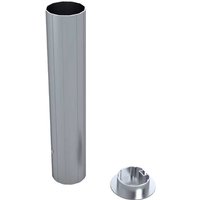 Ground sockets for Ø90mm football net tensioning/volleyball posts