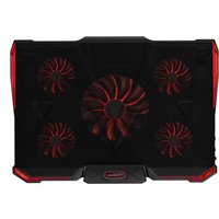 CUBE K33 Laptop Cooling Pad with 5 Quiet Fans RGB Lighting USB 2.0 Hub for Laptops Up to 17"