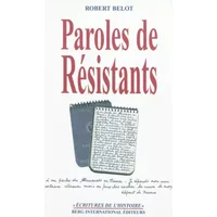 Paroles de Résistants
