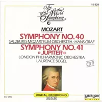 The World Of The Symphony Vol. 9: Symphonies 40 & 41 - Wolfgang Amadeus Mozart, Das Mozarteum Orchester Salzburg, London Philharmonic Orchestra (2), Hans Graf, Laurence Siegel
