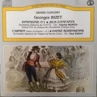 Symphonie En Ut - Jeux D'Enfants - Carmen - Danse Bohemienne - Orchestre National De France, Orchestre National De L'Opéra De Monte-Carlo, Charles Munch, Georges Bizet, Paul Paray