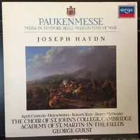 Paukenmesse - The Academy Of St. Martin-in-the-Fields, Joseph Haydn, Robert Tear, George Guest (2), Helen Watts, St. John's College Choir, Barry McDaniel, April Cantelo