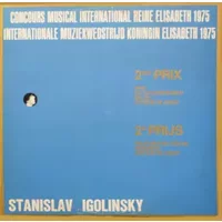 Concours Musical International Reine Elisabeth 1975 / Internationale Muziekwedstrijd Koningin Elisabeth 1975 - Станислав Иголинский