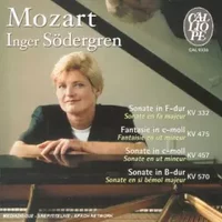 Mozart - Sonates pour piano KV. 332, 457, 570 / Fantaisie KV.475 - Inger Södergren