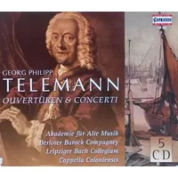 Ouvertüren & Concerti - Georg Philipp Telemann, Akademie Für Alte Musik Berlin, Cappella Coloniensis, Leipziger Bach-Collegium, Berliner Barock-Compagney