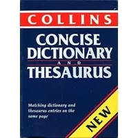 Collins concise dictionary and thesaurus - HarperCollins