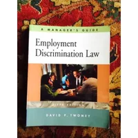 Employment Discrimination Law - David P. Twomey