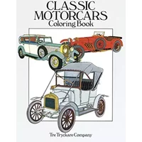Classic Motorcars Coloring Book - Tre Tryckare Co.