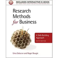 Research Methods for Business: A Skill-Building Approach. - Uma Sekaran, Roger Bougie
