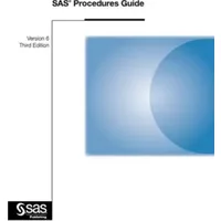 SAS Procedures Guide, Version 6, Third Edition