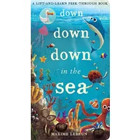 Down Down Down in the Sea: A lift-and-learn peek-through book (Lift & Learn Peek Through Book) - Jonathan Litton