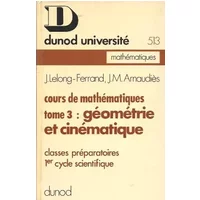 Cours de mathématiques... - Jacqueline Lelong-Ferrand