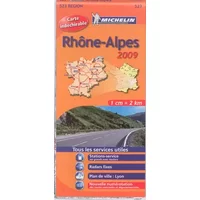 CARTE ROUTIERE RHONE ALPES HR 2009