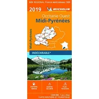 Carte Midi-Pyrénées Michelin 2019 - Michelin
