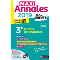 Maxi Annales ABC du Brevet 2019 - Nicolas Coppens, Nicolas Coppens, Olivier Doerler, Olivier Doerler, Laurent Lafond, Laurent Lafond, Sébastien Guivar