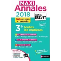 Maxi Annales ABC du BREVET 2018 (30) - Me Cécile Mimouni, Grégoire Pralon, Maria Pinto, Carole Feugère, Guillaume Gicquel, Gilles Mora