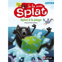 Splat à la plage - Je lis avec Splat - Niveau 3 - Dès 6 ans (11) - Rob Scotton