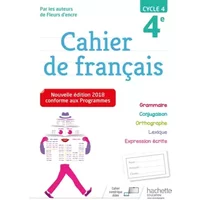 Cahier de français cycle 4 / 4e - Ed. 2018 - Chantal Bertagna, Carrier