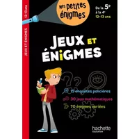 Jeux et énigmes - De la 5e à la 4e - Cahier de vacances 2024 - Michèle Lecreux, Eric Berger, Célia Gallais, Pascal Guichard, Vincent Jarneau, Clémence