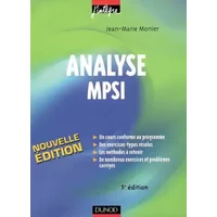 Analyse MPSI - Jean-Marie Monier, H Durand