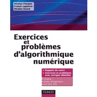 Exercices et problèmes d'algorithmique numérique - Nicolas Sicard, Franck Lepoivre, Nicolas Flasque