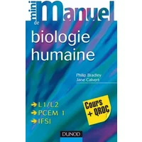 Mini Manuel de Biologie humaine: Cours et QROC - Philip Bradley, Jane Calvert, Chantal Dauphin-Villemant