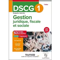 DSCG 1 Gestion juridique, fiscale et sociale - Fiches 2025-2026 - Véronique Roy, Damien Falco