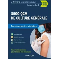 3500 QCM de culture générale - 2022-2023: Catégories B et C (2022-2023) - Malika Abdoun