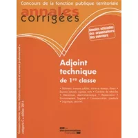 Adjoint technique de 1e classe - 2014 - CIG petite couronne