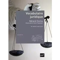 Vocabulaire juridique