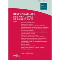 Responsabilité des vendeurs et fabricants - Philippe Le Tourneau