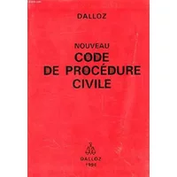 Nouveau code de procédure civile: Code de procédure civile, code de l'organisation judiciair - Dalloz-Sirey
