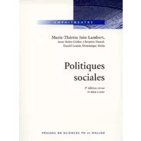POLITIQUES SOCIALES. 2ème édition revue et mise à jour - Marie-Thérèse Join-Lambert