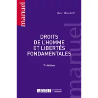 Droits de l'homme et libertés fondamentales (2019) - Henri Oberdorff