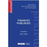 Finances publiques (2019) - Michel Bouvier, Marie-Christine Esclassan, Jean-Pierre Lassale