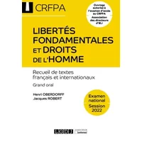 Libertés fondamentales et droits de l'homme