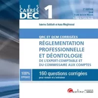 Carrés Exos DEC 1 - Exercices corrigés de l'épreuve de réglementation professionnelle et de déontolo