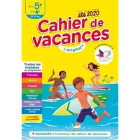 2020 5E 4E CAHIER VACANCES 12-13 ANS - LAURENCE MOKRANI, JEAN-DOMINIQUE PICCHIOTTINO, NADINE DABOVAL, CATHERINE MAZAUD-AUJARD, Patrick Rasset