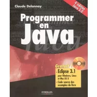 Programmer en Java (1Cédérom) - Claude Delannoy