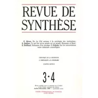 Revue de Synthèse, numéro 3-4, Juillet-Décembre 1989 : Cité antique - Collectif