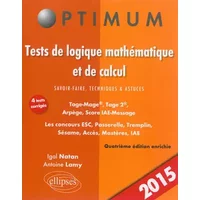 Tests de Logique Mathématique et de Cacul Savoir-Faire Technique & Astuces Tage-MageTage 2 Arpège IAE-Message