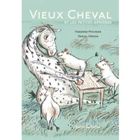 Vieux Cheval et les petites génisses - Fabienne Mounier